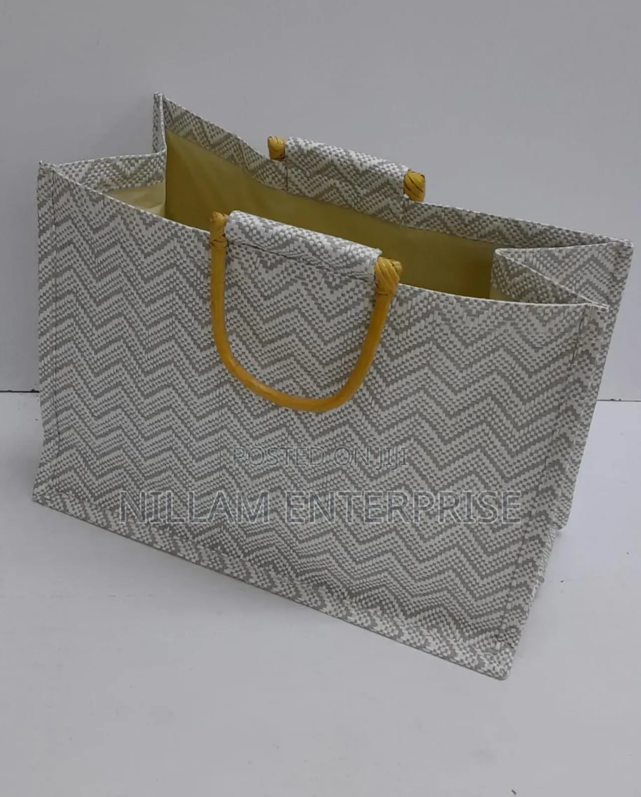 Jute Tote Bags Striped