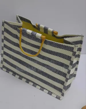 Jute Tote Bags Striped