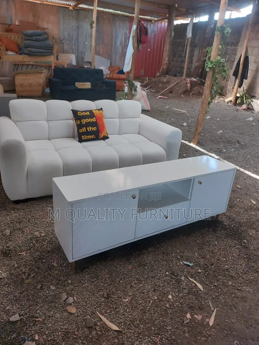 White 2 Seater Sofa