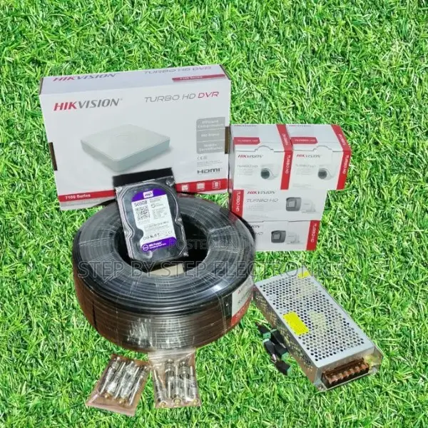 Real Time Capture 4 Hikvision 1080p 2mp CCTV Cameras Complete Package