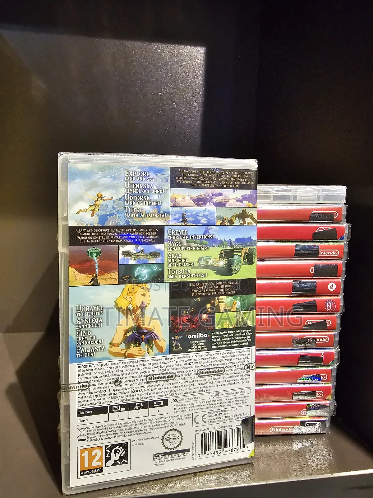 Nintendo Switch Legend of Zelda Tears of the Kingdom