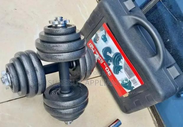 Chrome Dumbells With Case - main view