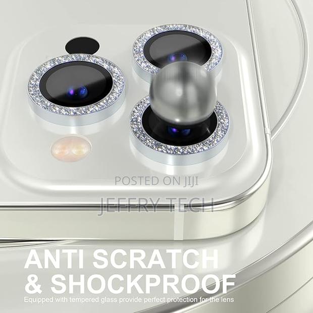 Choiche iPhone 14 Pro Camera Lens Protector Bling Metal Ring Protector - main view