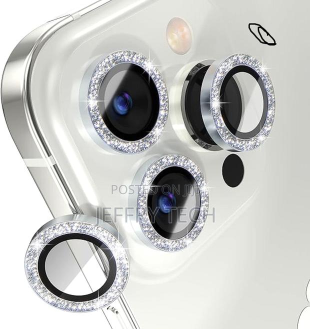 Choiche iPhone 14 Pro Camera Lens Protector Bling Metal Ring Protector - thumbnail 2