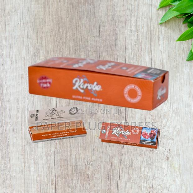 Korobo Brown Regular / Queen Size Rolling Papers - 100 Leaves - thumbnail 2