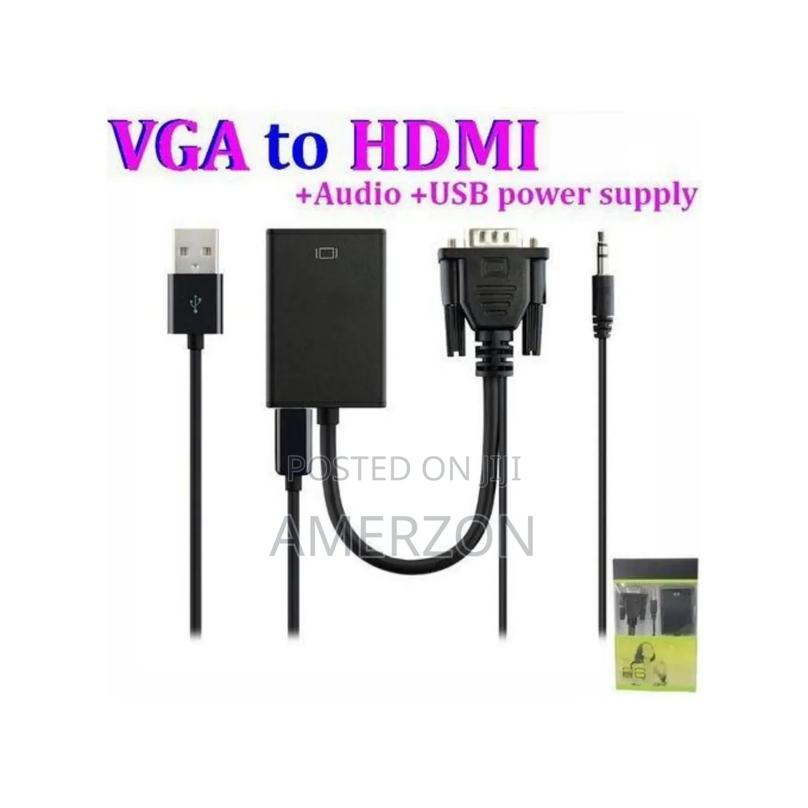 Vga to Hdmi Converter Adapter Cable