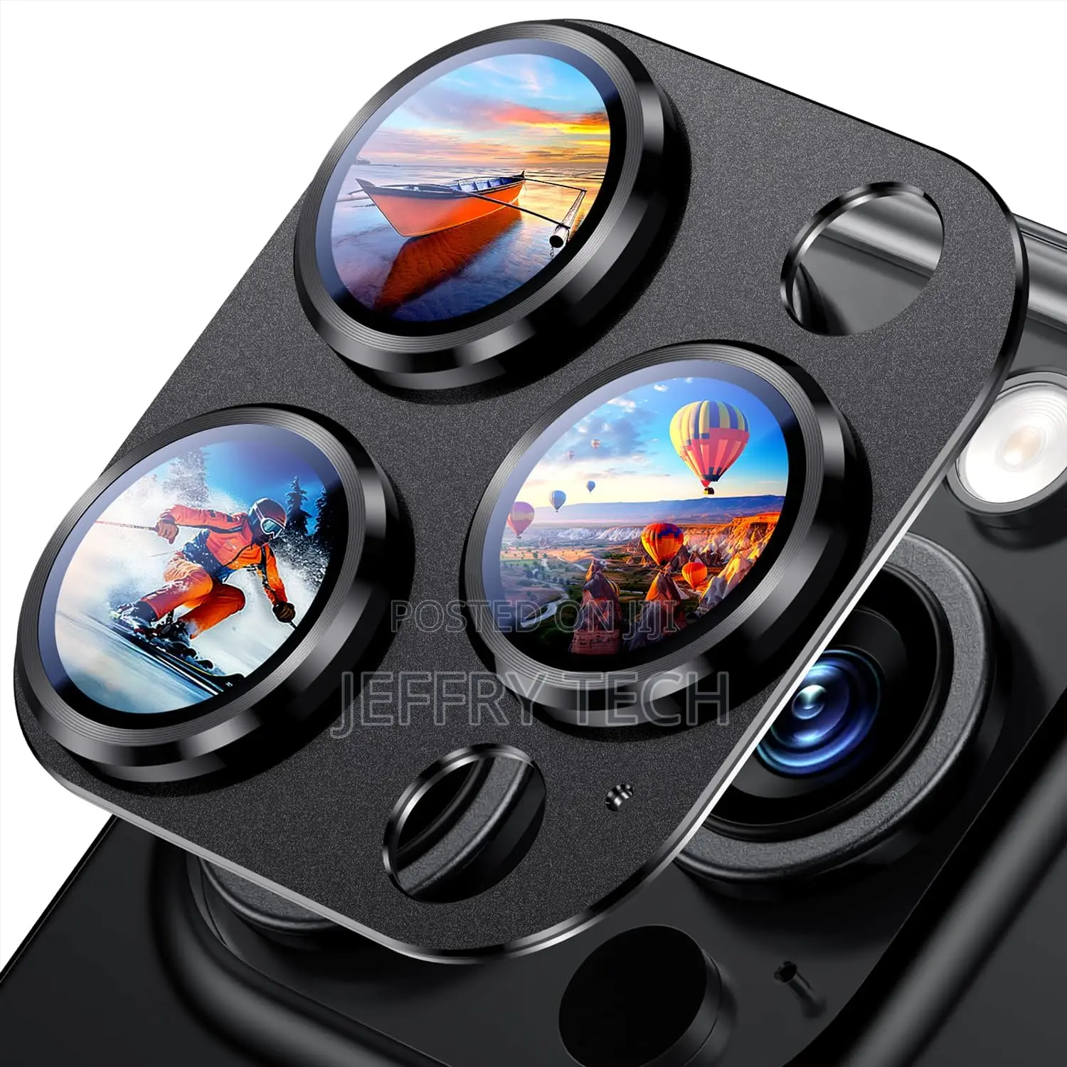 Uyiton Full iPhone 16 Pro Max Camera Lens Protector