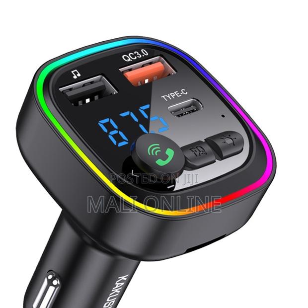 Kakusiga Ksc-1065 40w Car Wireless Fm Transmitter Bluetooth - thumbnail 4