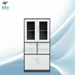 Office Cabinet ; 3 Drawer and Glass Door File Storage Unity