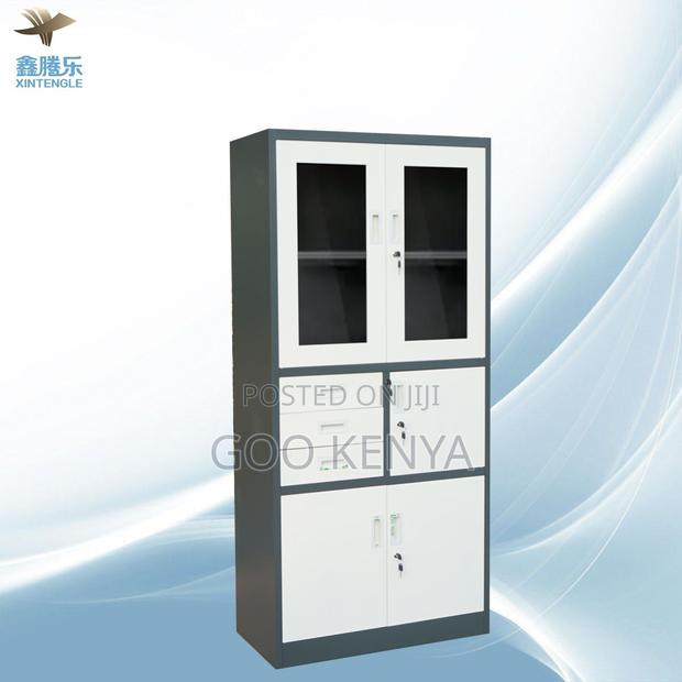 Office Cabinet ; 3 Drawer and Glass Door File Storage Unity - thumbnail 5