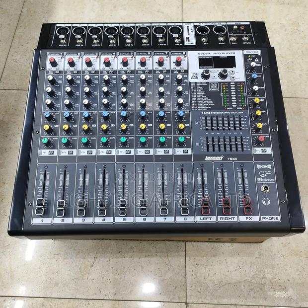 8 Channels Lexen Proffesional Powered Mixer 800w X 2 - thumbnail 2