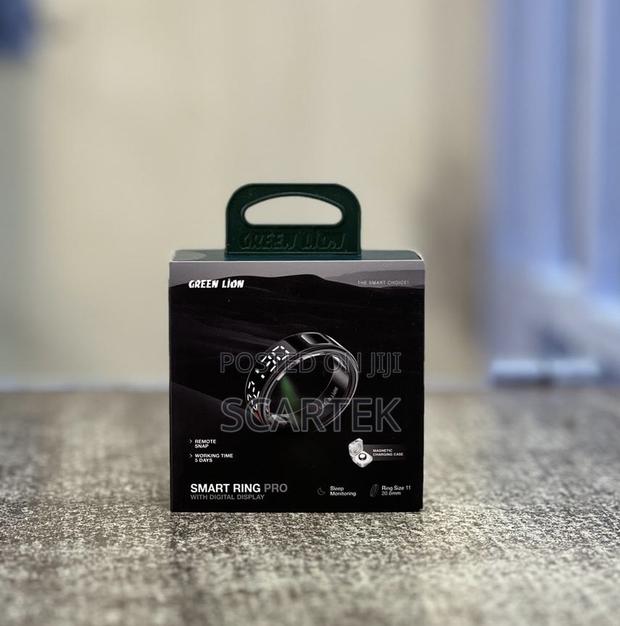 Green Lion Smart Ring Pro With Digital Display - main view