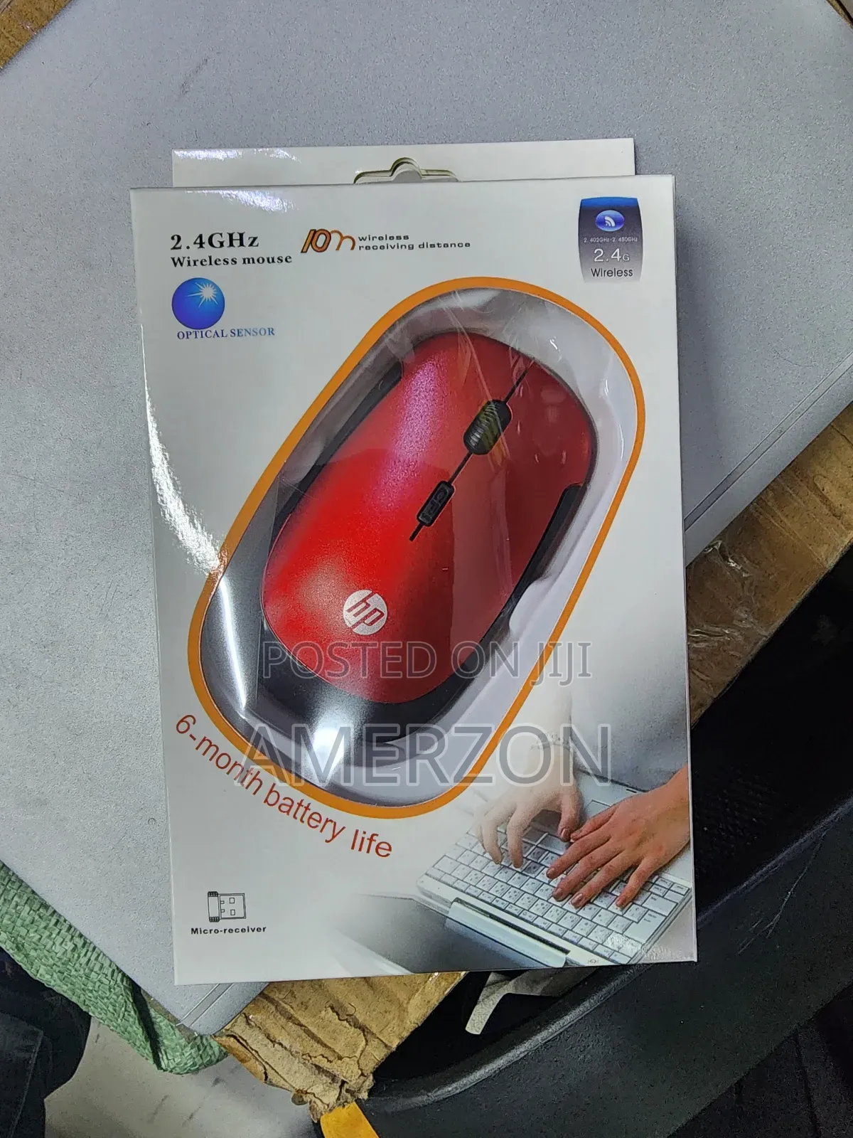 Hp 2.4ghz Low Noise Digital Wireless Transmission Mouse Plus
