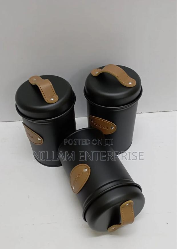 Sugar, Tea, Coffee Canisters