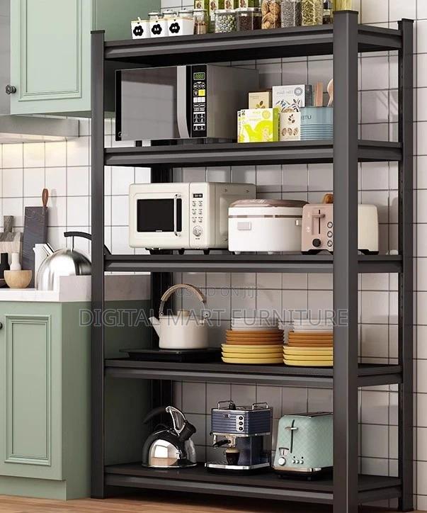 Office Cabinet: Metal Frame 4 Shelf Office Cabinet