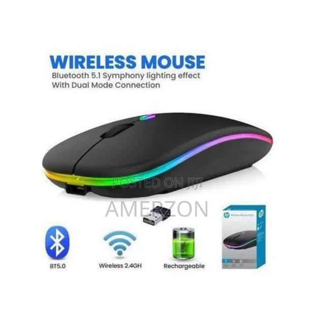 Hp Mouse W10 Dual Mode Rechargeable Bluetooth Wireless - thumbnail 2