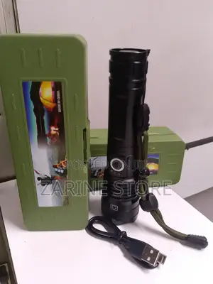 P50 Waterproof Zooming Flashlight Torch for Camping/Night Ride Type C
