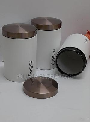 Tea, Coffee, Sugar Canister Alloy Set - thumbnail 2