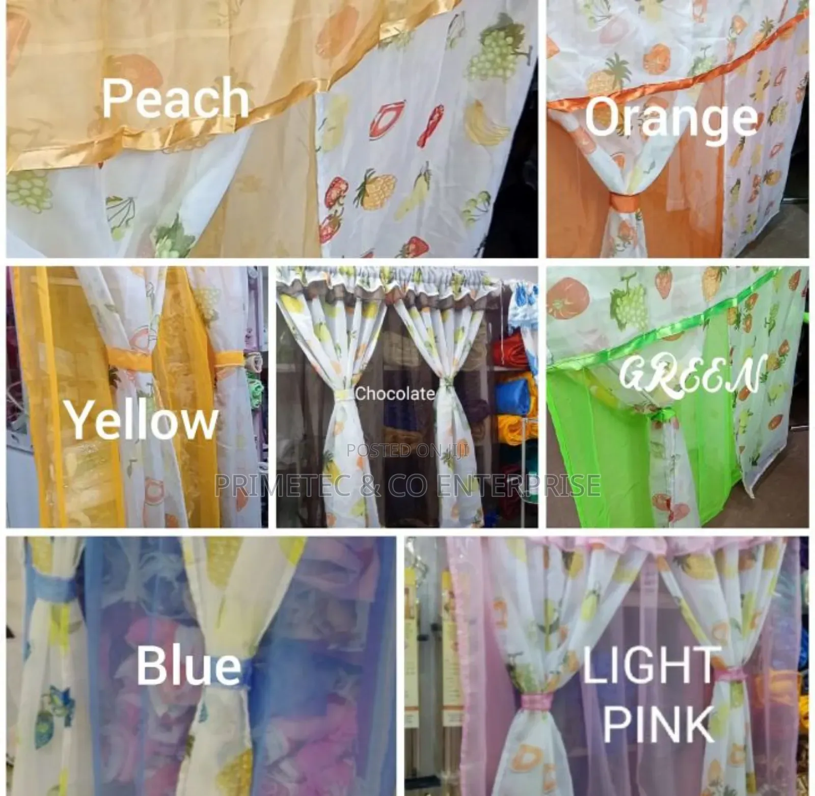 Kitchen Curtains 1.5 Meters Width 1.5 Meters Height.