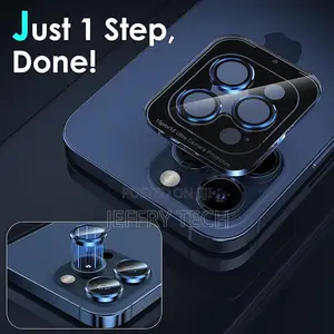 Ywxtw Metal Ring Camera Lens Protector Tempered Glass