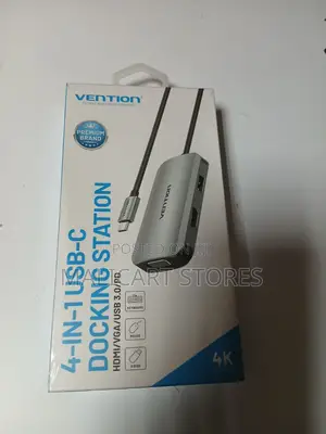Vention Usbc Multifunction 4in1 Docking Station Usbc -Hdmi/Vga/Usb 3.0