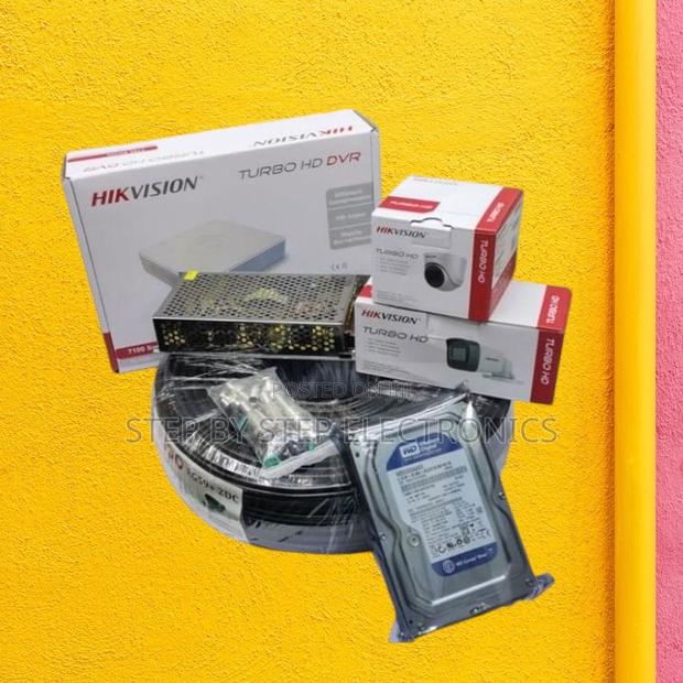 Hikvision 2 Cameras 1080p Full Hd CCTV Complete Kit With 20m Cable - main view