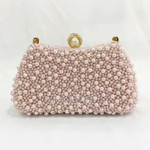 Bridal / Dinner Pearls Embelished Clutch Bags