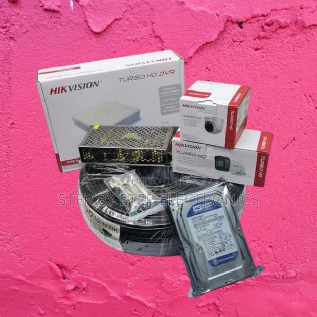 Plug and Play 2 Hikvision 1080p Full Hd CCTV Cameras Complete Kit - main view