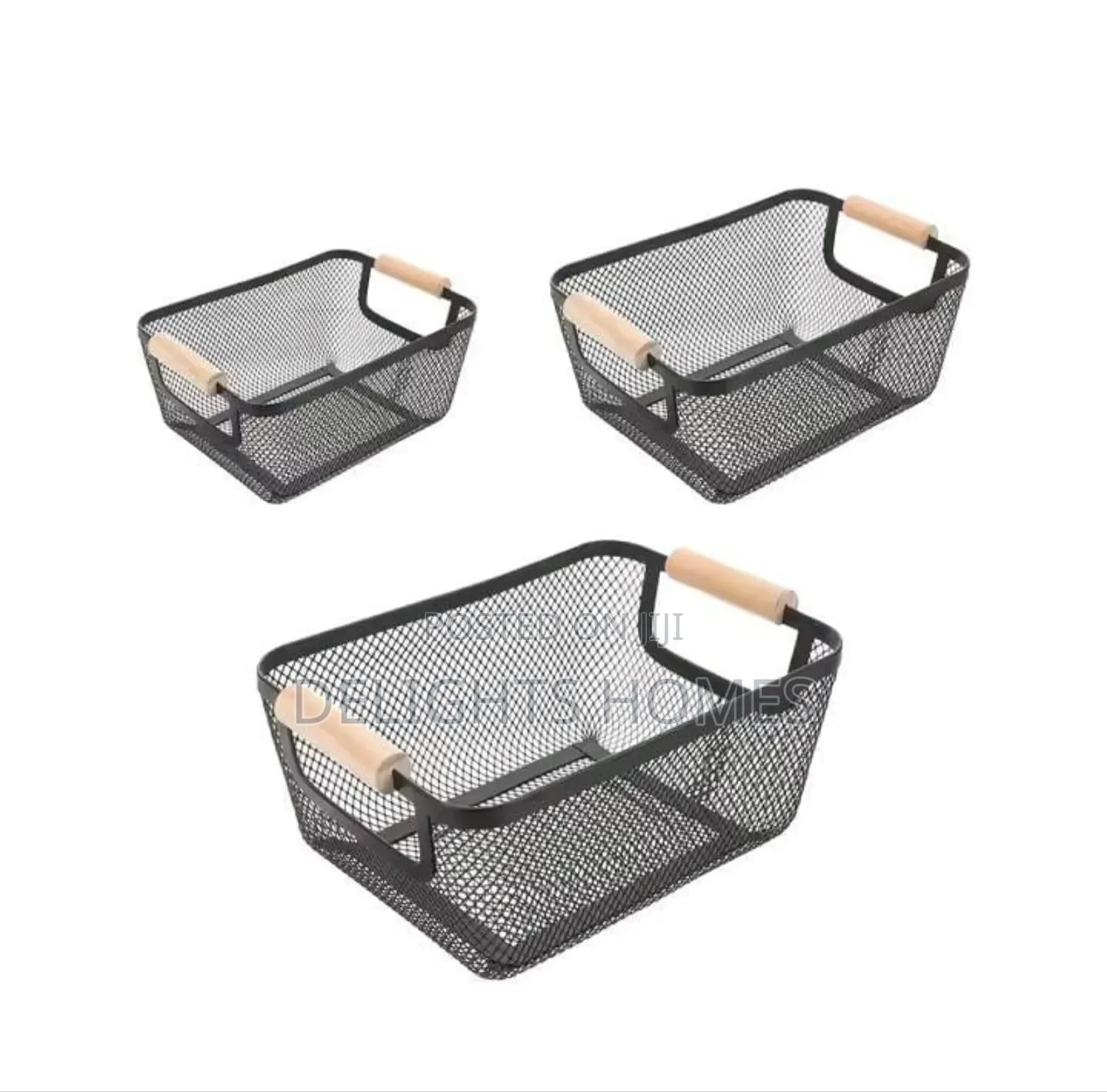 3pcs Storage Organizers/Fruit Storage Baskets-Alp