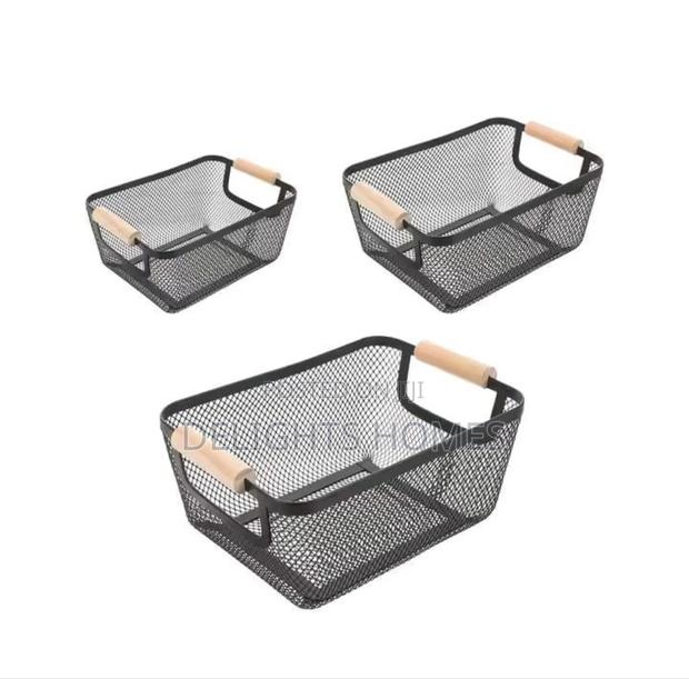3pcs Storage Organizers/Fruit Storage Baskets-Alp