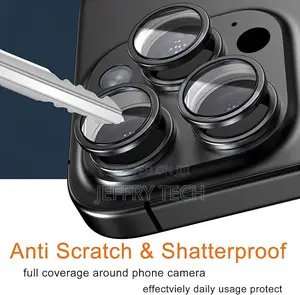 Cojoc for iPhone 16 Pro Max Tempered Metal Ring
