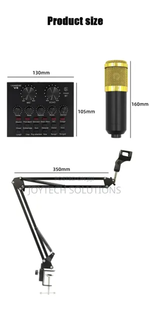 Podcast Condenser Microphone Bm800 With the Sound Card