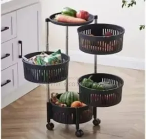 Rotatable 4-Layer Fruit