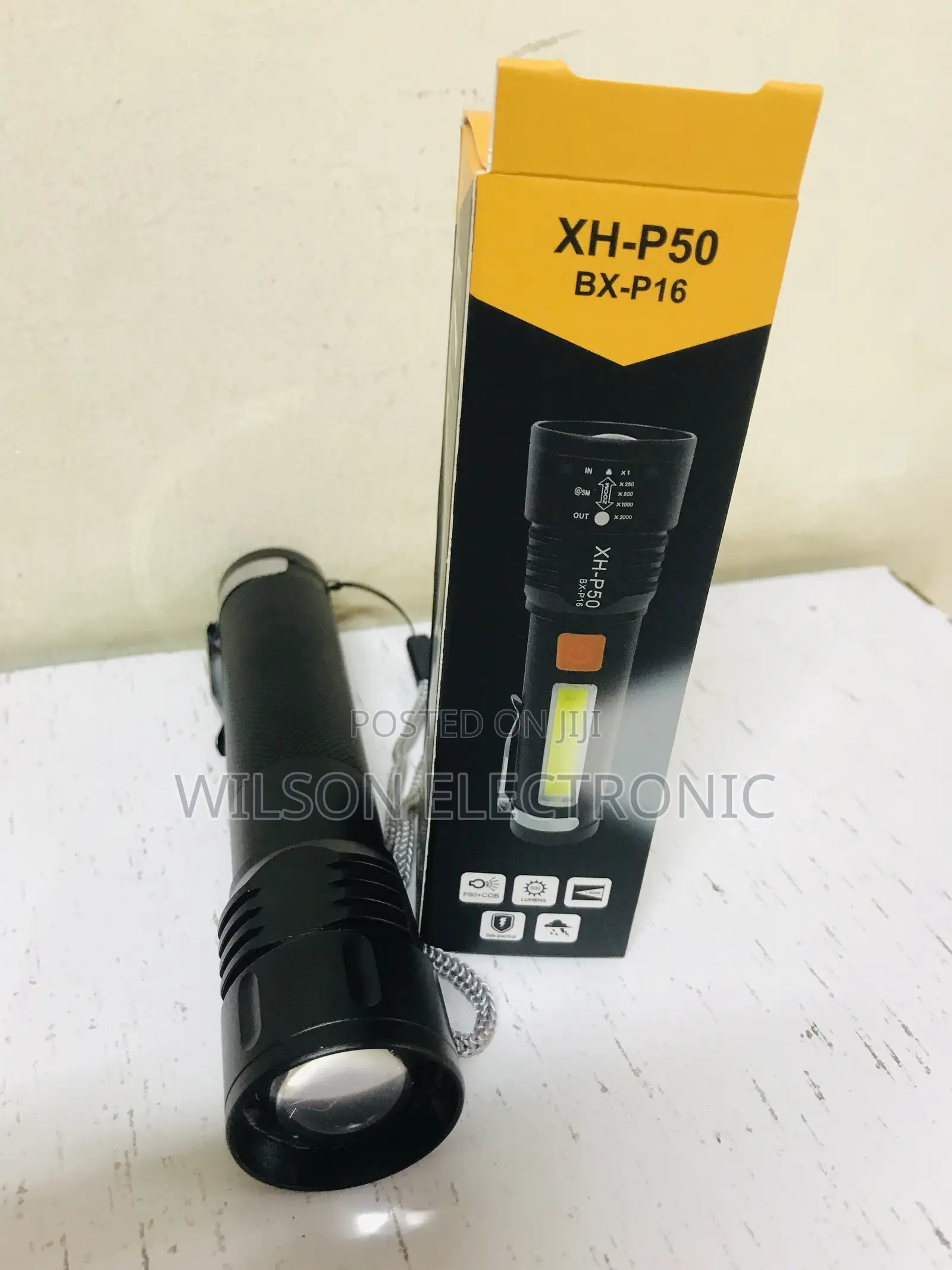 Xh-P50 Rechargeable Flashlight Torch. High Quality Performance