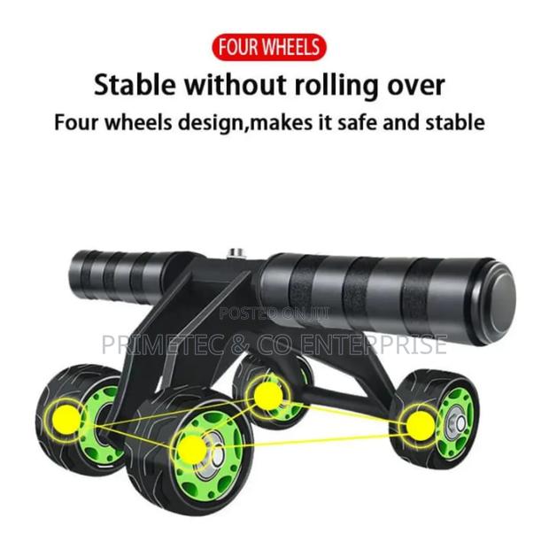 Abdominal Abs Roller With 4- Wheel - thumbnail 4