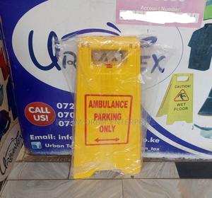 Customized Ambulance Parking Caution Board - main view