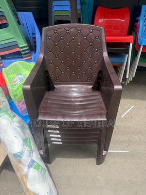 Strong Plastic Chair With Arms.Strong and Durable Plastic Chair - main view