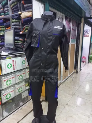 Black Cargo Overall