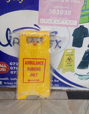 Ambulance Parking Only Customized Caution Board - main view