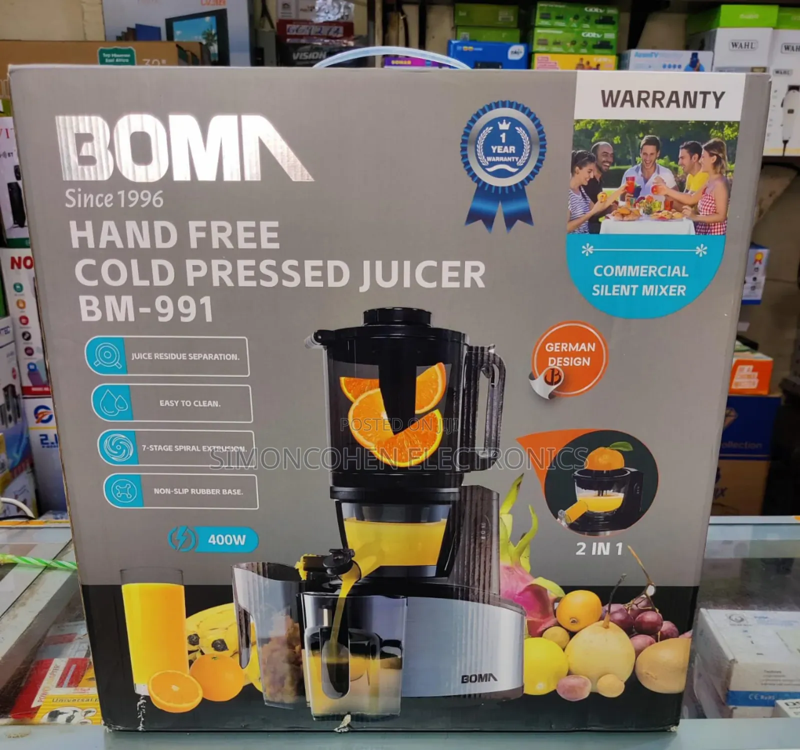 Boma Slow Juicer 400w