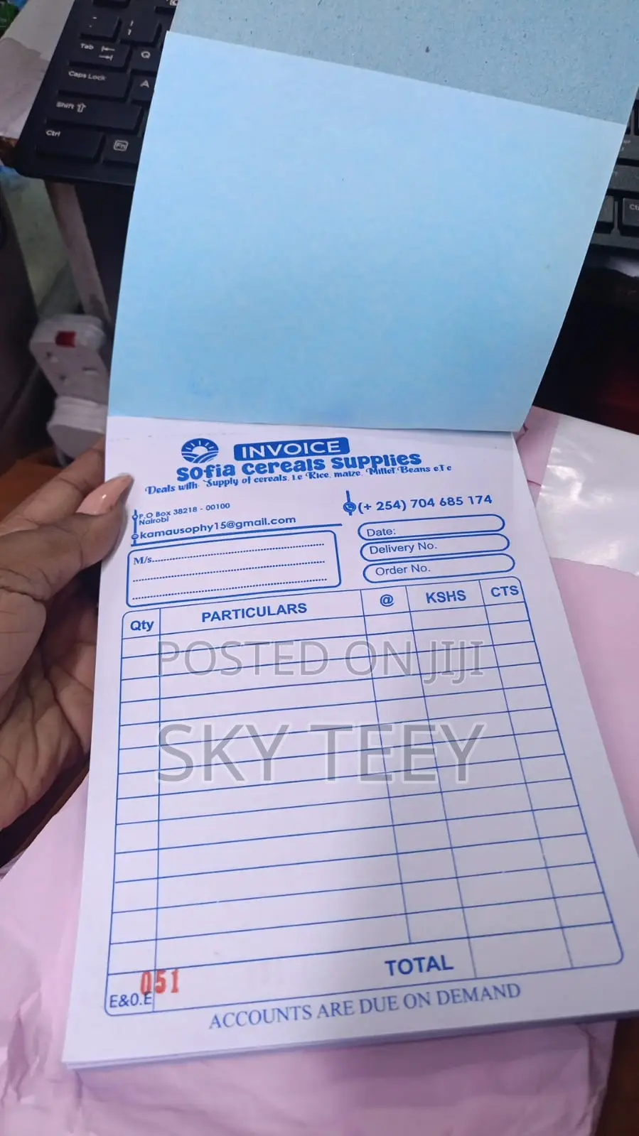 Invoice and Delivery Receipts