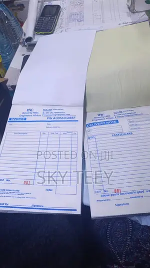 Invoice and Delivery Receipts