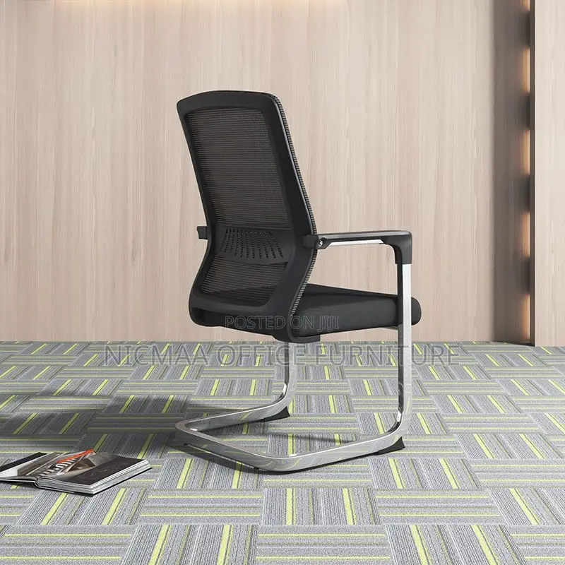 Strong Black Mesh Medium Black Secretarial Seat