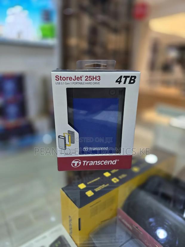 Transcend 4tb External Hard Drive - main view