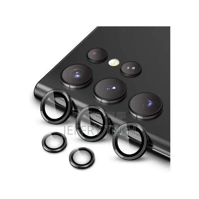 Bright Metal Ring Camera Lens Protector for Samsung Galaxy S23 Ultra