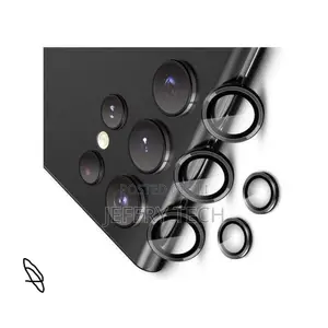 Bright Metal Ring Camera Lens Protector for Samsung Galaxy S23 Ultra