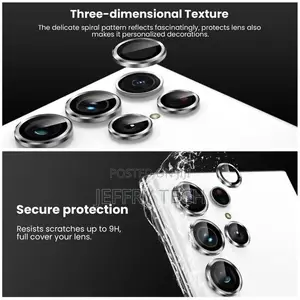 Crene Metal Ring Camera Lens Protector for Samsung Galaxy S24 Ultra