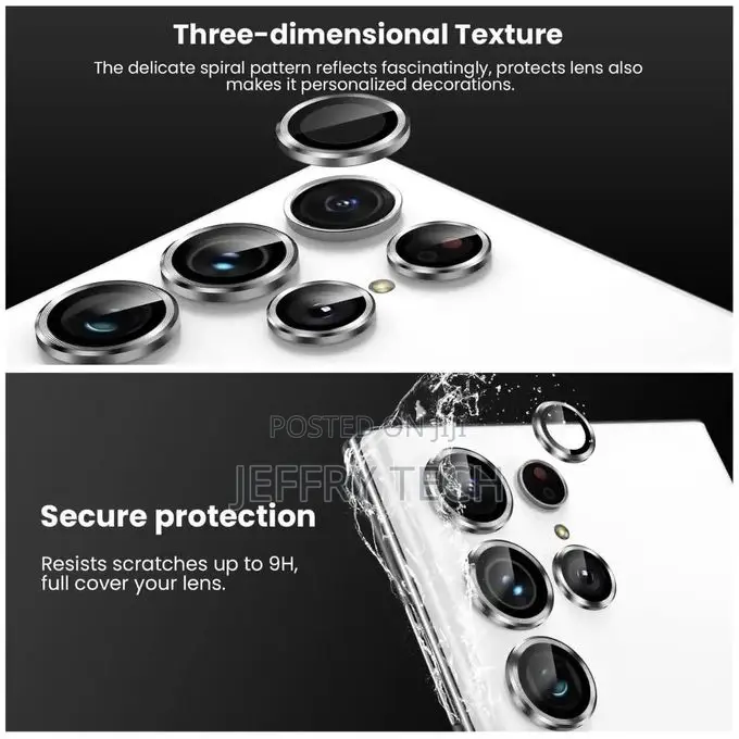 Crene Metal Ring Camera Lens Protector for Samsung Galaxy S24 Ultra