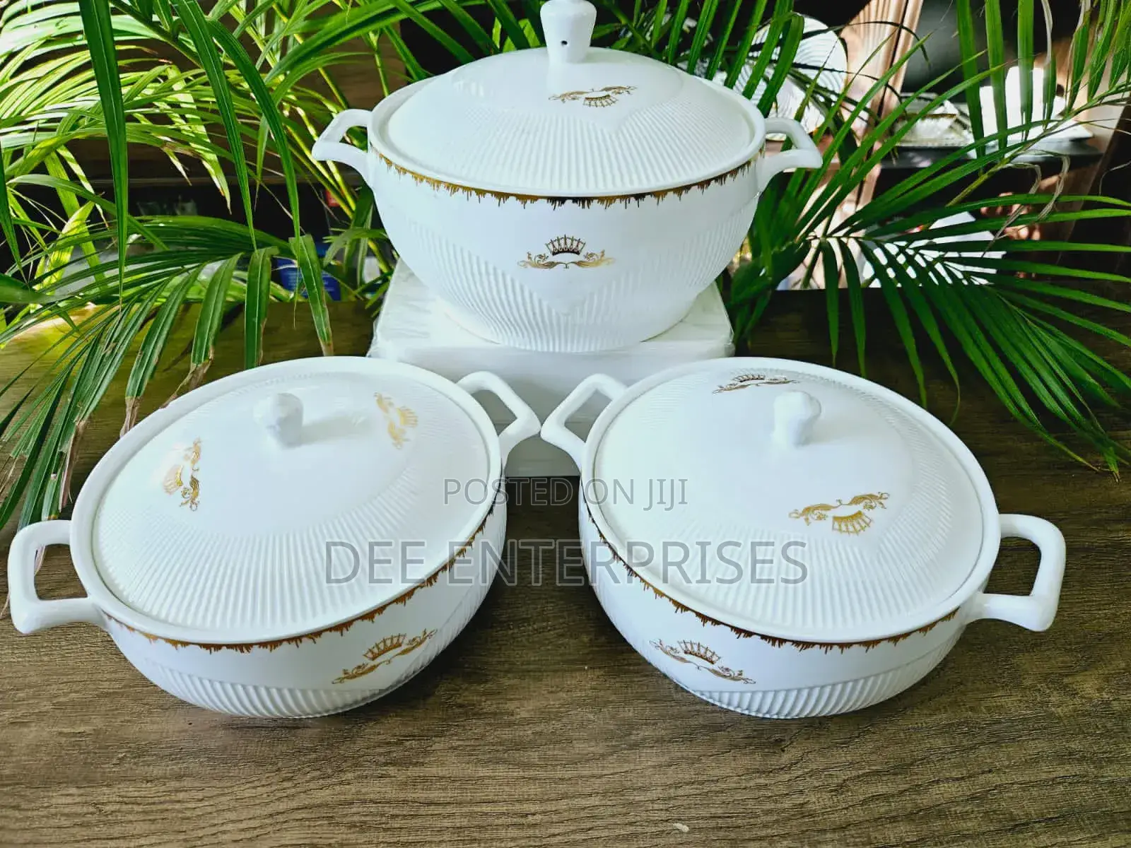 3pcs Ceramic Serving Bowls Set