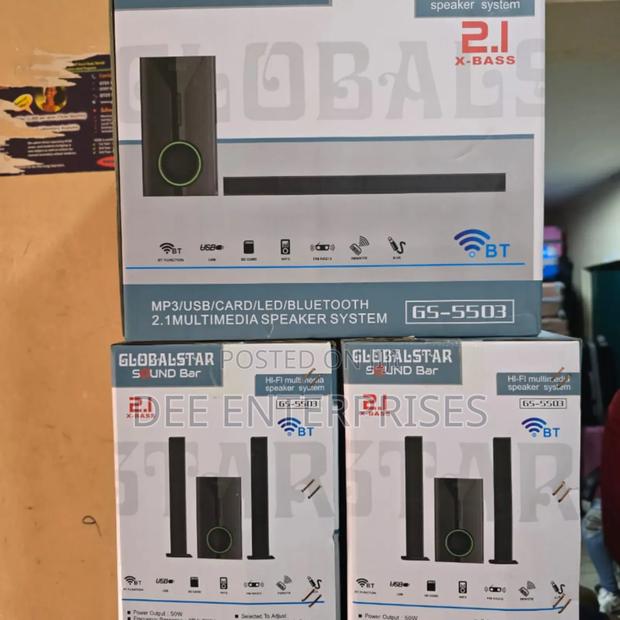 2.1ch Globalstar Sub Woofer System Bt/Usb/Fm Tall Boy(Model of V527)